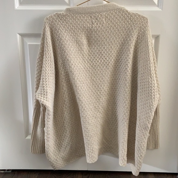 Cream Draped Cardigan - Picture 4 of 4